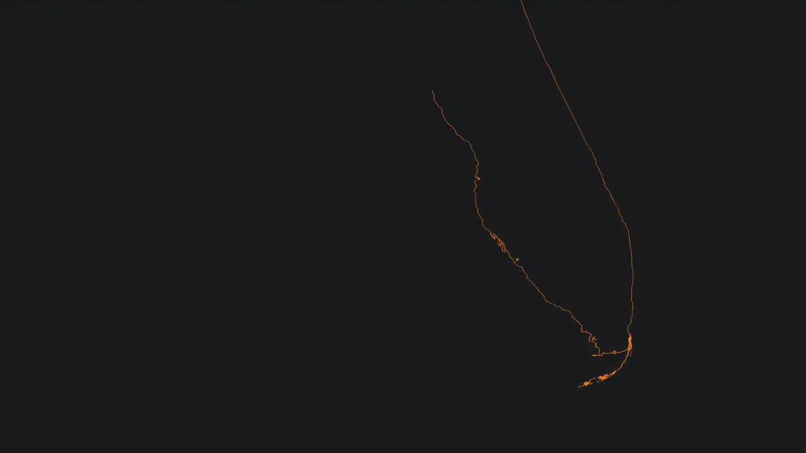 Mapa de cobertura de Florida